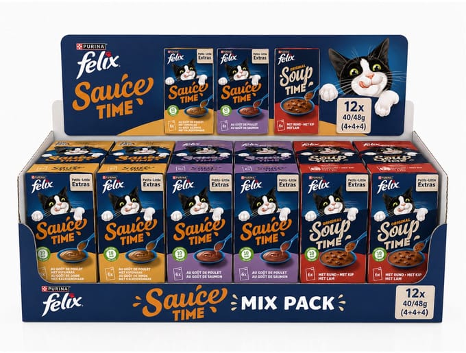Felix Sauce & Soup - Proefpakket - Mixverpakking - 12 (4 + 4 + 4)
