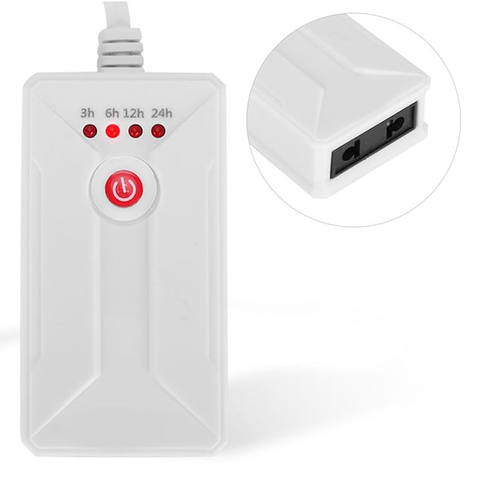 Aquarium Tijdschakelaar Standaard Intelligente Loop Multi-Segment Timer  (ZYT21 MultiSegment TimerWit ) white