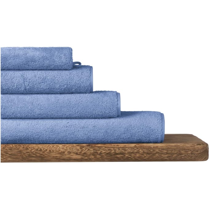 Handdoek Milano 50x100 lichtblauw - SCHIESSER Home 50*100