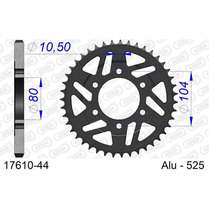 Tandwiel Afam 525 44 dents