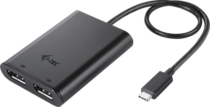 I-Tec - docking station - USB-C / USB4 / Thunderbolt 3 / Thunderbolt 4 - 2 x DP