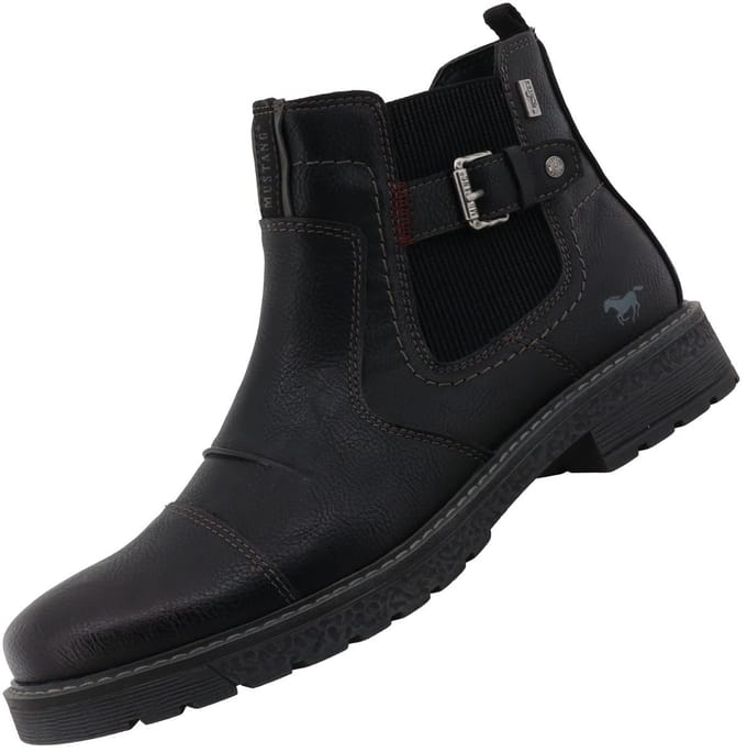 Mustang heren Tex laarzen zwart