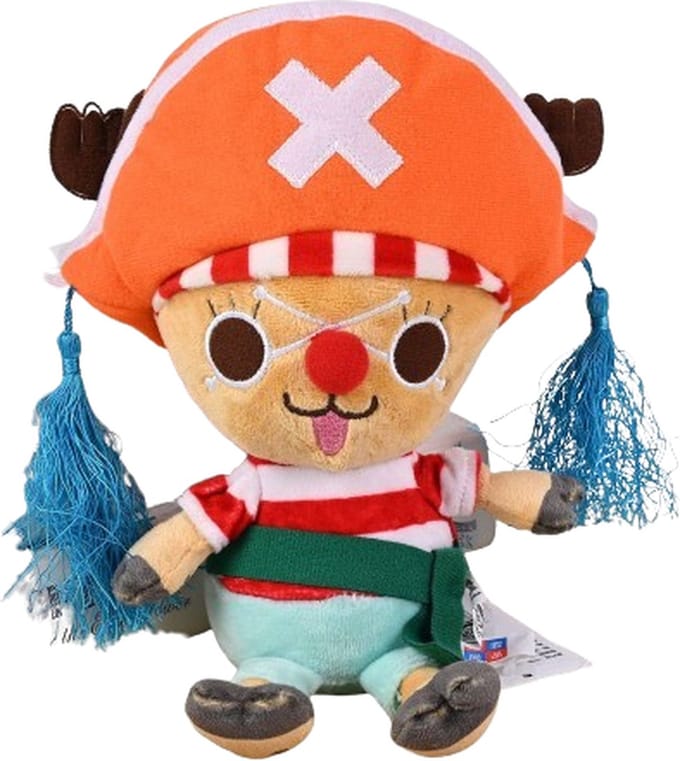 Sakami Merchandise One Piece Knuffel Figure Chopper x Buggy 25 cm Knuffeles