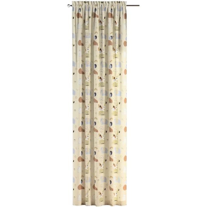 Gordijn met split en volants Yellow Tipi Magic Collection