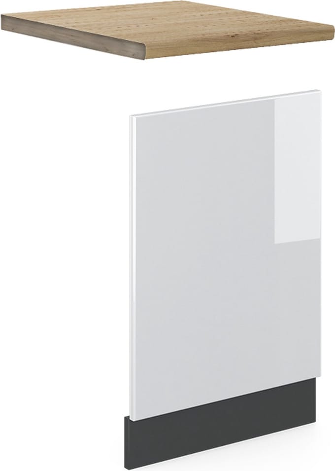 Vicco R-Line Frontpaneel – 45 cm, WB Eik Wit Hoogglans