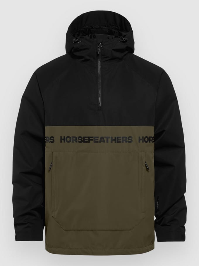 Horsefeathers Gordie Jack (zwart/olijf Night) - S