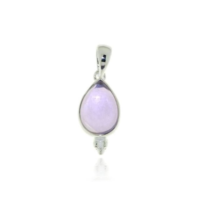 SilverGems Zilveren hanger met Amethist edelsteen