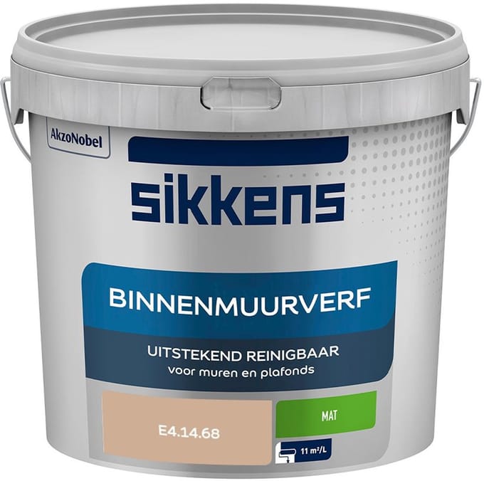 Sikkens - Binnenmuurverf Mat - E4.14.68 - Mengverf - 5 L