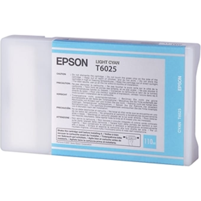 Epson T6025 inktcartridge licht cyaan (origineel)