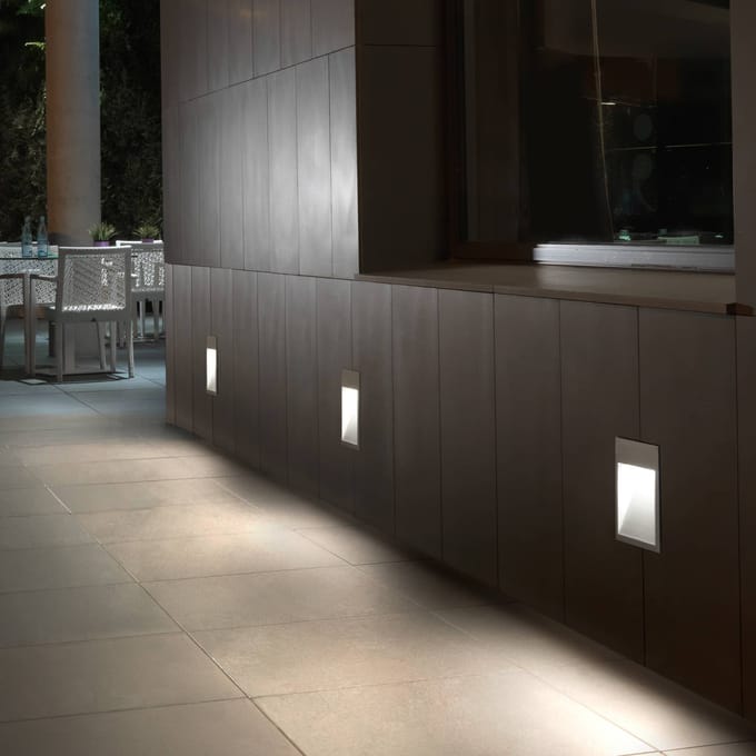 LEDS-C4 Micenas wand inbouwlamp 24,8W antraciet