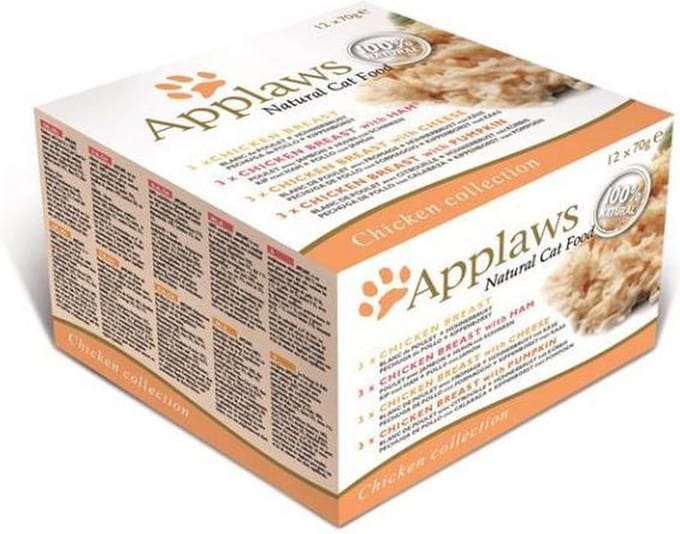 Applaws cat blik adult multipack chicken selection kattenvoer 12x70 gr