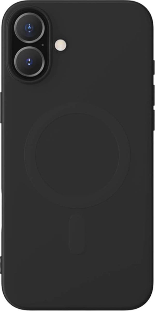 Bigben Connected, Hoesje geschikt voor iPhone 16 - MagSafe, Zwart