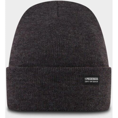 Poederbaas Muts Park Beanie Antraciet