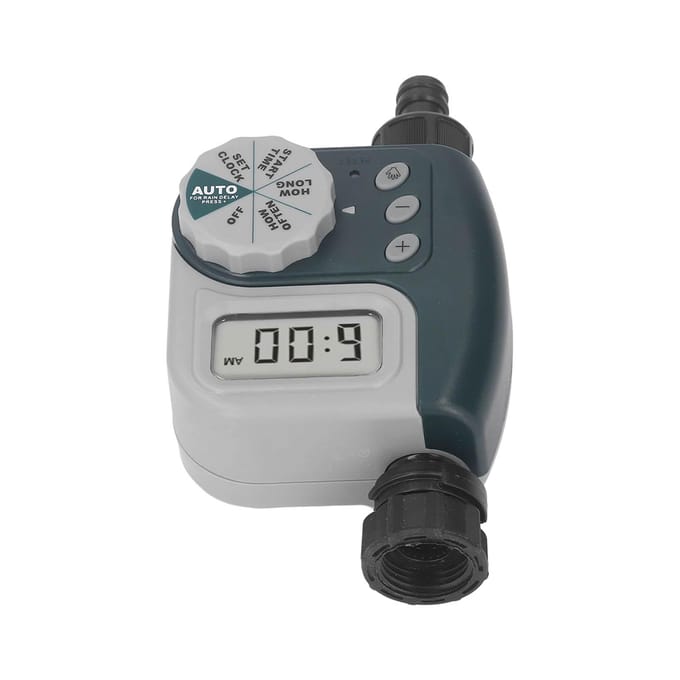 Sproeier Timer Groene Kraan Timer Programmeerbaar Automatisch Eenvoudige Bediening Besproeiingsapparatuur voor gray