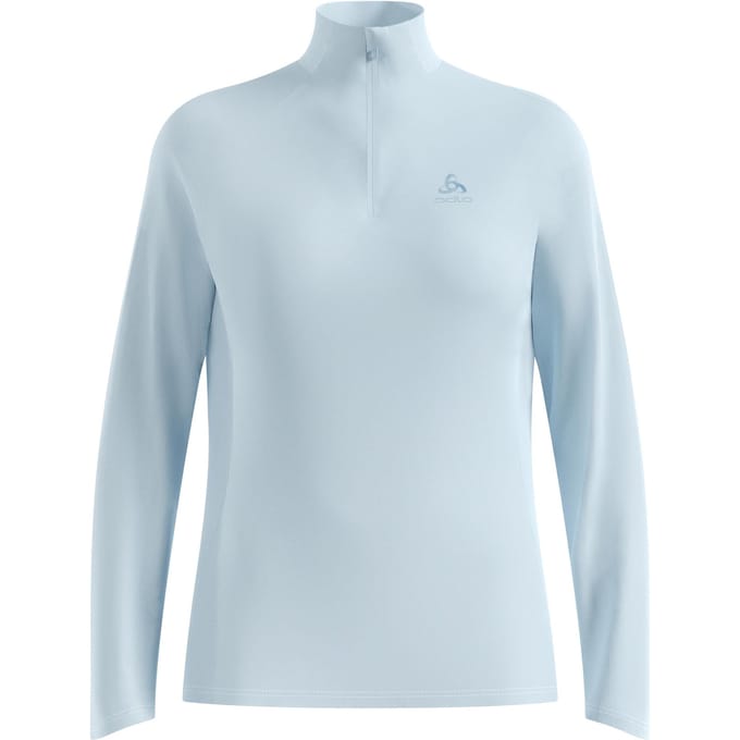 Odlo Essential 1/2 Zip Hardloopshirt Dames-lichtblauw
