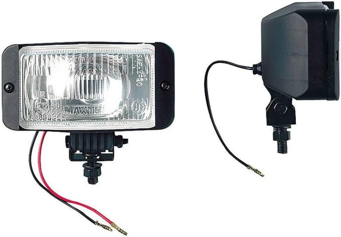 Extra Koplamp - Schijnwerper LED - Veilig Rijden - Verchroomd Frame - 50x20x10 cm - Wit