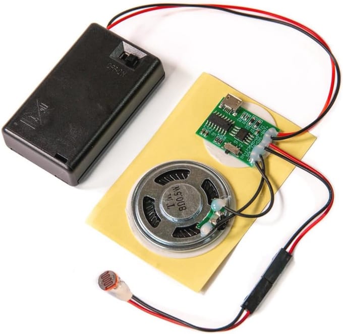 MP3 Geluidschipmodule met Lichtsensor - Maak Je Eigen Gepersonaliseerde Geluid