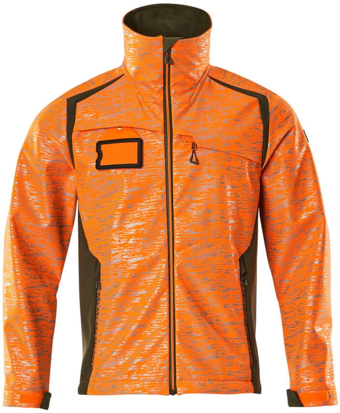 Mascot Accelerate Safe Softshell jas 19202-291 - hi-vis oranje/mosgroen - L