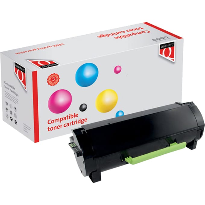 Tonercartridge Quantore alternatief tbv Lexmark 24B6213 zwart