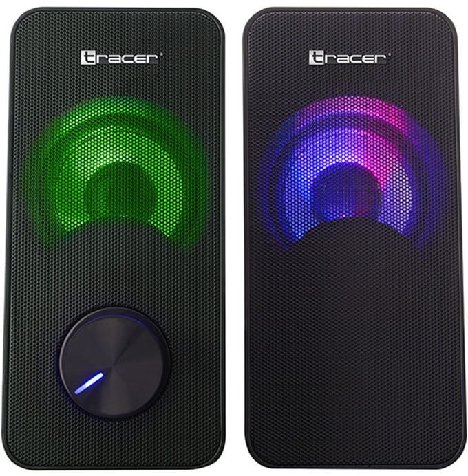 Tracer - luidsprekers, RGB-achtergrondverlichting, 6 W RMS, USB-voeding, Loop