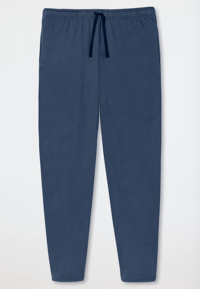 Schiesser pyjamabroek jersey royal blue