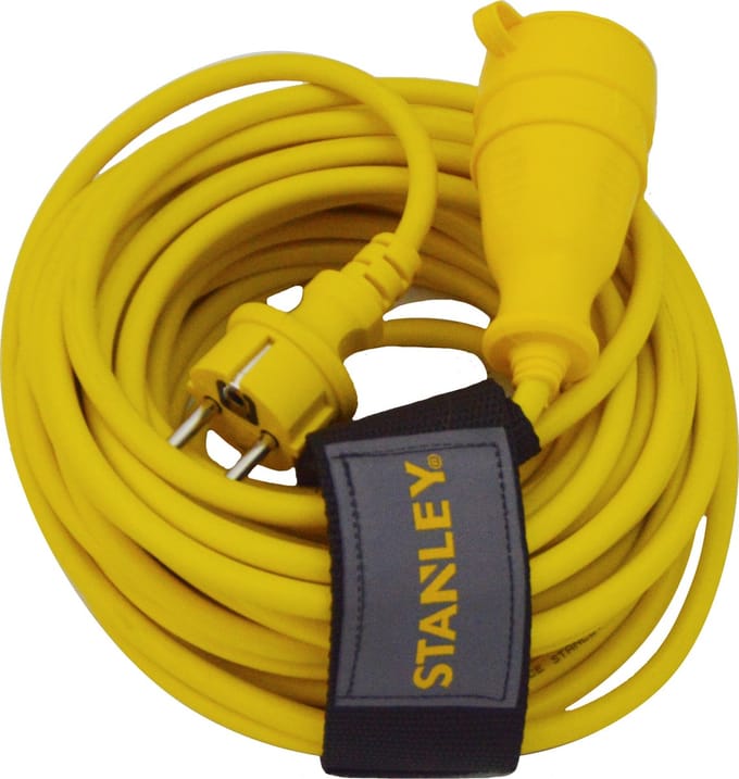 Stanley Verlengsnoer 20 meter - 3x1.5mm² (Type E) - IP44