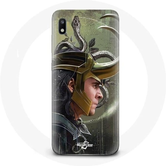Coque - Maniacase - Samsung Galaxy A10 - Souple - Noir - Loki Thor Ragnarok noir
