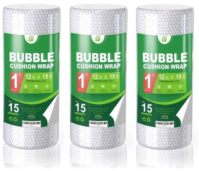 Geperforeerde Bubble Wrap Rol 30,5 cm x 4,6 m voor Verzendverpakkingen