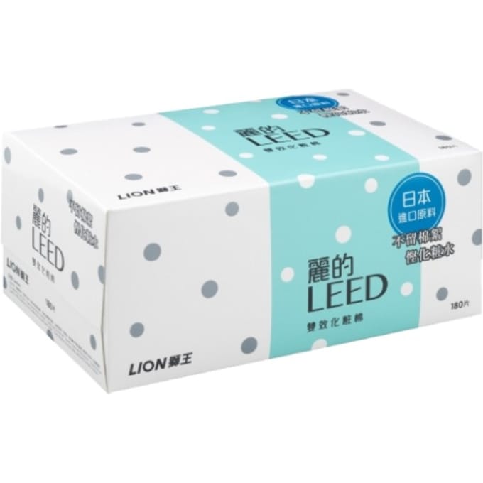 LION - Leed - Beauty Puff Cotton Pad - 180stukken