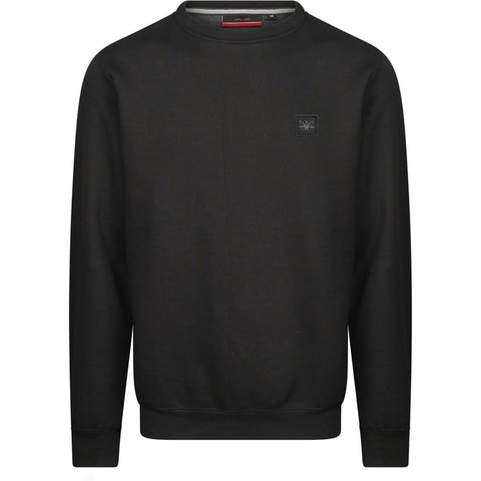 Cappuccino Italia - Heren Sweaters Prato Sweater - Zwart - Maat L