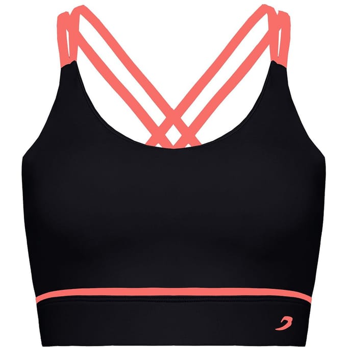 BoxRaw Valerie Vrouwen Zwarte Sportbeha