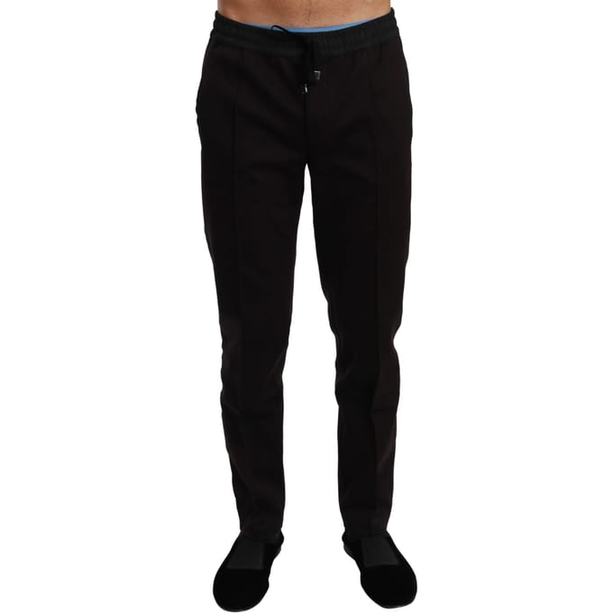 Dolce & Gabbana Lila Casual Katoenen Broek