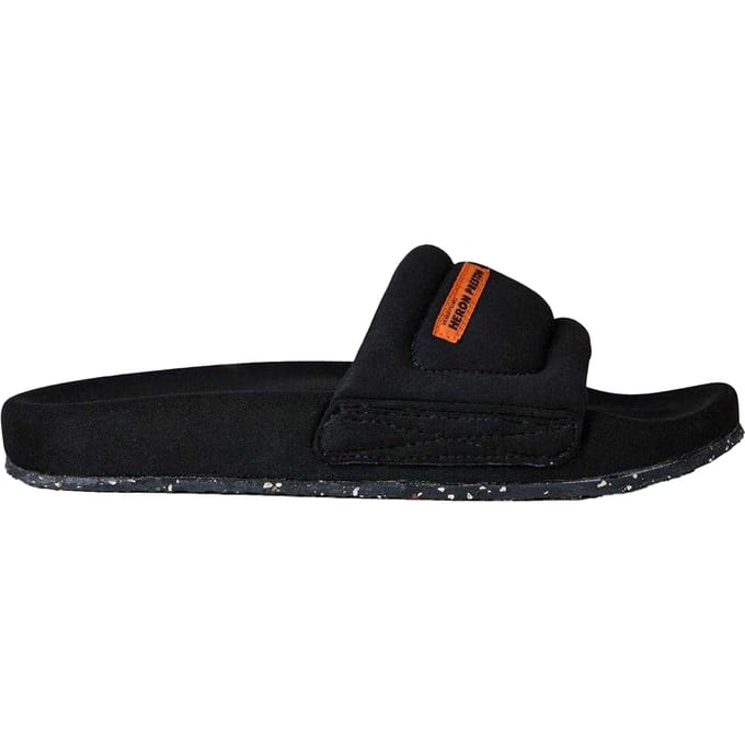 Heron Preston Dames/Dames Platte Slides (Zwart)