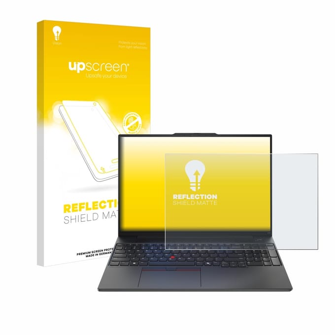 upscreen - Screenprotector voor Lenovo ThinkPad E16 Gen 2 - Folie Beschermfolie anti glare matte