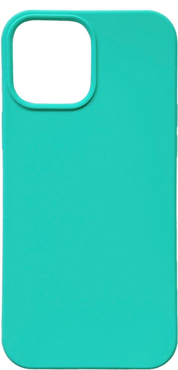 Casemania Hoesje Geschikt voor Apple iPhone 13 Pro Max - Turquoise - Extra Stevig Siliconen Back Cover