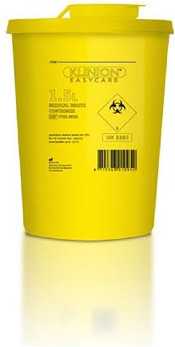 Klinion Easycare naaldencontainer 1,5 liter