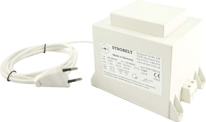 Stroomregelaar en Ringkerntransformator 230V naar 12V - 300W