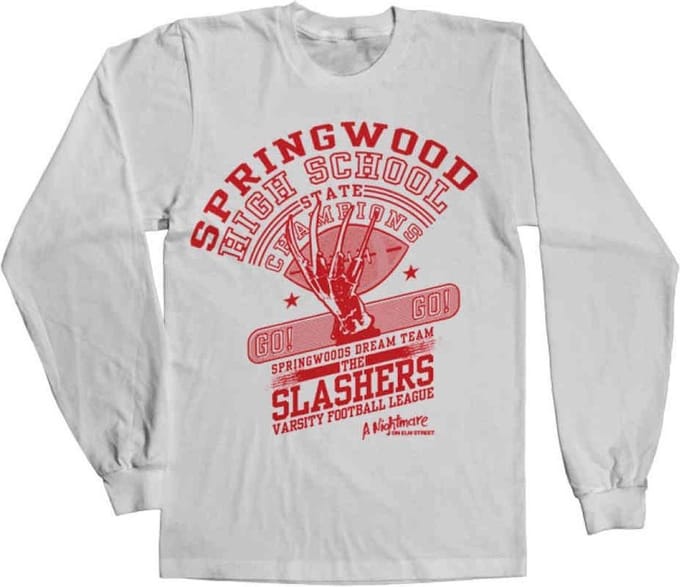 A Nightmare On Elm Street Longsleeve shirt -L- The Slasher Dream Team Wit