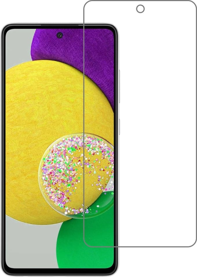 Screenprotector - Geschikt voor Samsung Galaxy A52s 5G - Extra Sterk - Gehard Glas - Beschermglas - Tempered Glass - Screen Protector