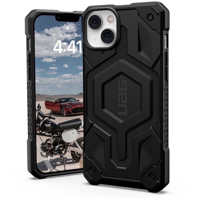 UAG Monarch Backcover MagSafe voor de Apple iPhone 14 Plus - Zwart