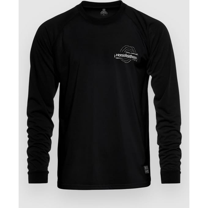 Horsefeathers Shank Longsleeve zwart