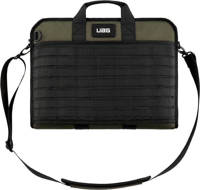 Urban Armor Gear Tactical Slim Brief Tas 13-inch Laptops/Tablet Groen