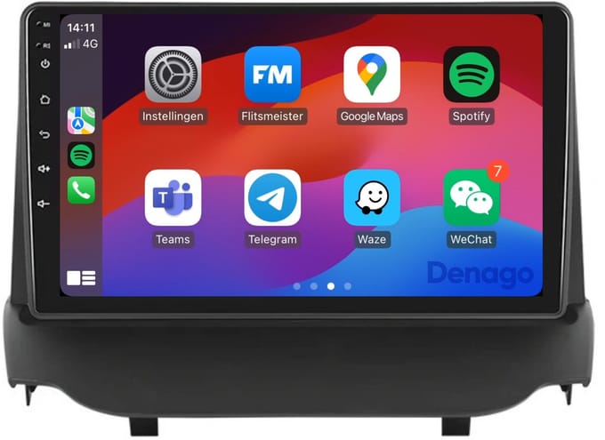 CarPlay autoradio geschikt voor Ford EcoSport | 2014 t/m 2017 | Android 16 | 9 inch | Draadloos Apple CarPlay & Android Auto | 2GB + 32GB | QuadCore processor | Denago DNG-A290 | 2025 model | 2014 2015 2016 2017 | Bluetooth & Wifi