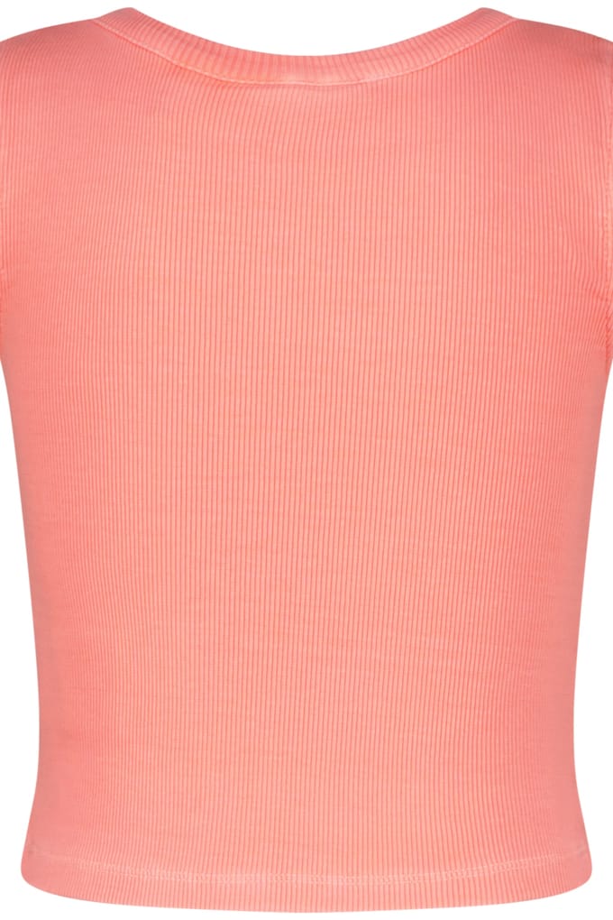 Vingino Basic-crop Rib Top Neon Peach Taglia: 12 | Outlet | kids | Arancia