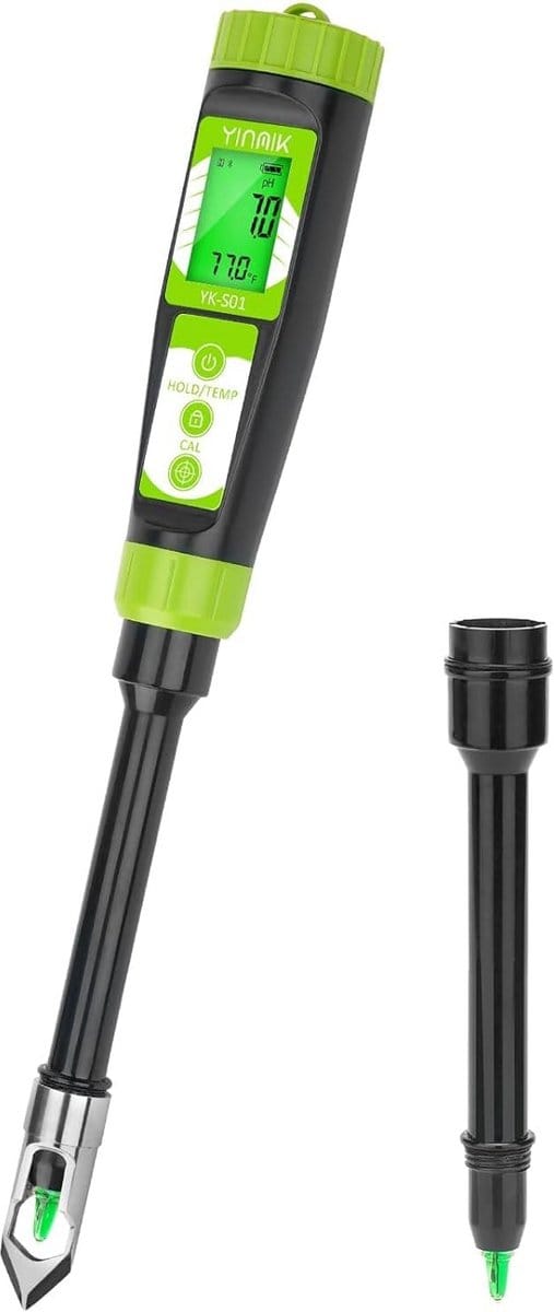 Digitale Bodemmeter - pH Tester - Planten Verzorging - Directe Meting - 29cm Lengte
