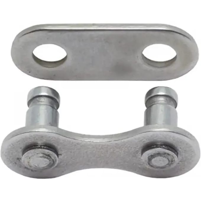 KMC Verbindingsschakel single speed - anti-roest - zilver - 2 stuks