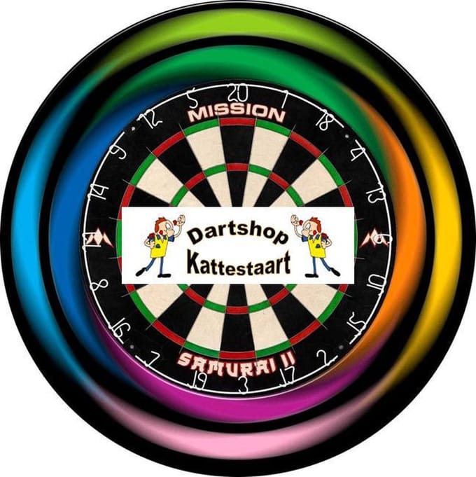 Dartbord Surround Design Rainbow