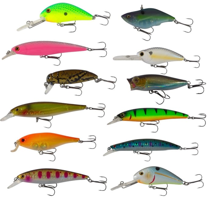 Catchgear Hard Lure Set 2 (12 Stuks) - Kunstaas Set