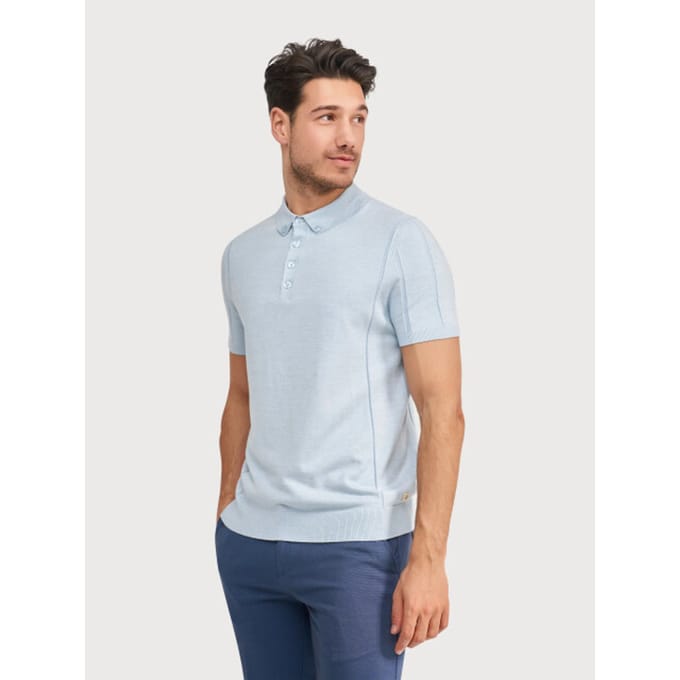 Blue Industry De fijngebreide polo |