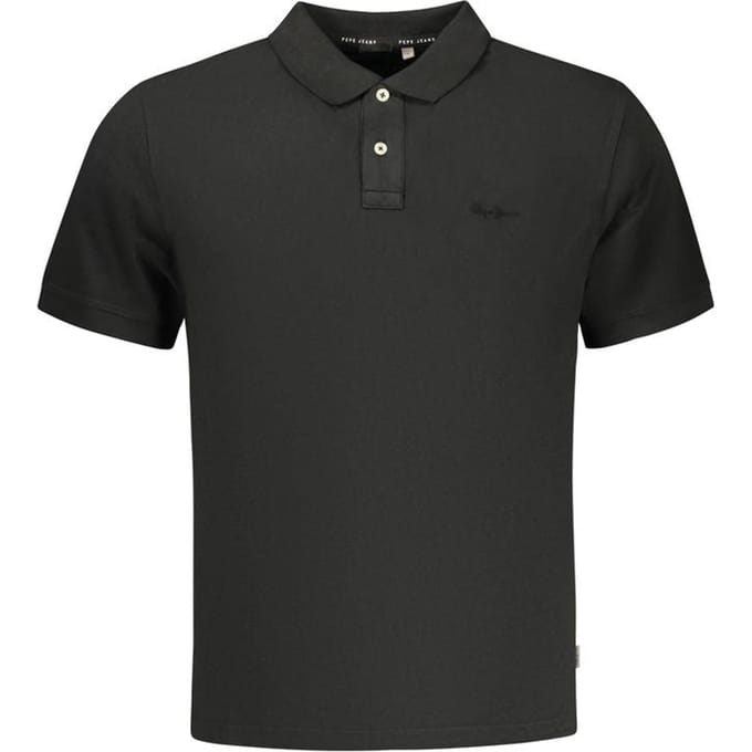 Pepe Jeans Zwarte Katoenen Heren Polo Shirt